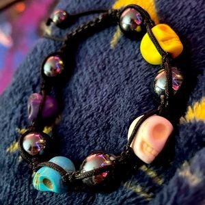 💀skull bracelet💀